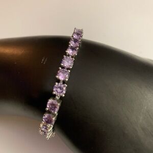 Elegant Purple Stone Bracelet